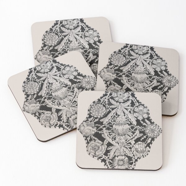 Item preview, Black and White Flowers 4 designed and sold by GlindoVP.