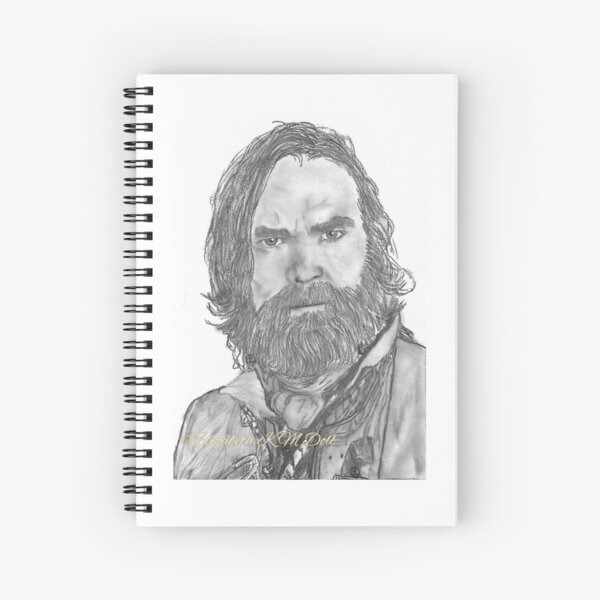 Item preview, Murtaugh Fitzgibbons Fraser d'Outlander, dessinés à la main au fusain. designed and sold by Elizabeth Doll.