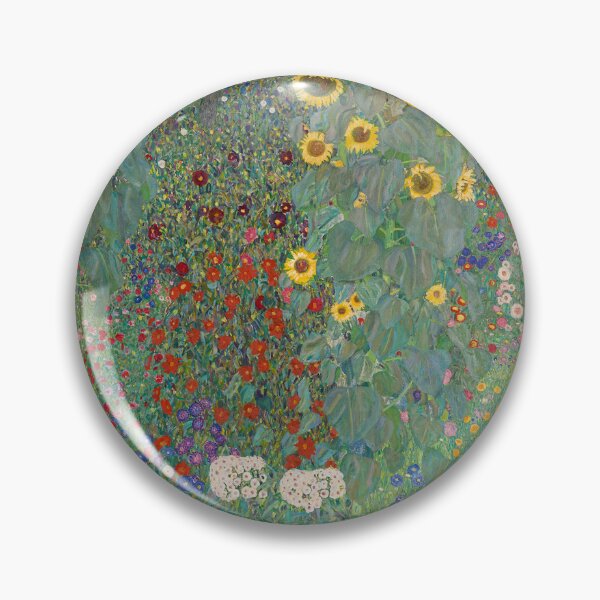 Item preview, Farm Garden with Sunflowers Gustav Klimt designed and sold by starrylite.