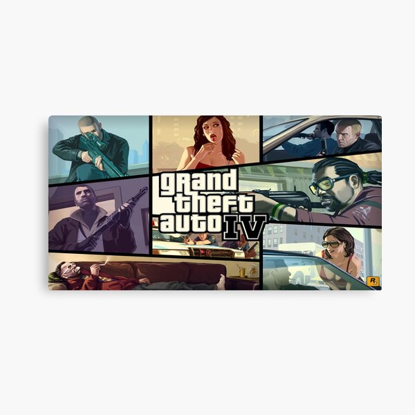 Gta Iv Canvas Prints Redbubble