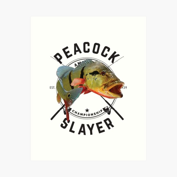 Peacock Bass Fishing Art Prints for Sale