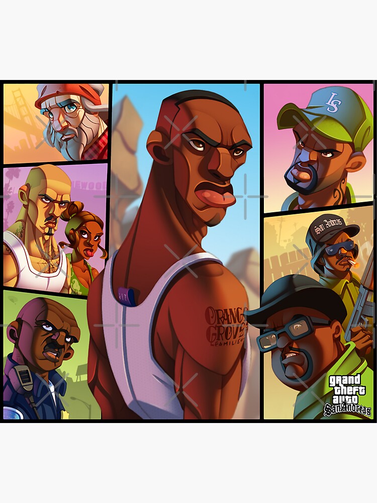 I made Grand Theft Auto: San Andreas wallpaper for phones. It's