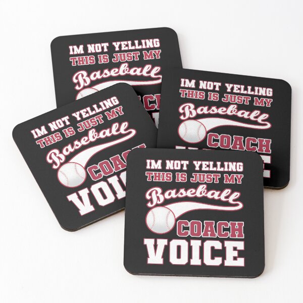 Item preview, I'm Not Yelling This Is Just My Baseball Coach Voice designed and sold by uranus1store.