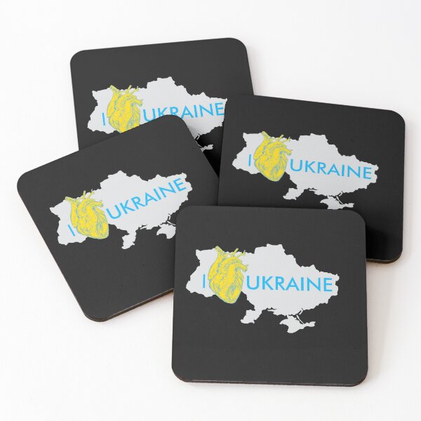Item preview, I love Ukraine, an anatomical heart in the colors of the flag.  designed and sold by Olga Berlet.