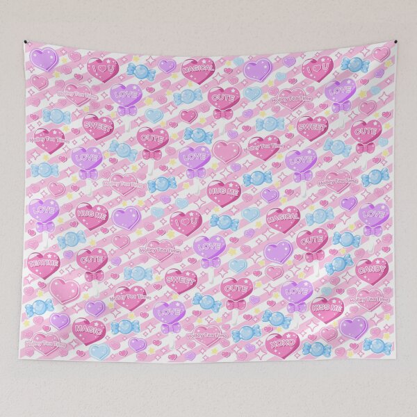Item preview, Candy Love Hearts (Colorful Cutie) designed and sold by HolleyTeaTime.
