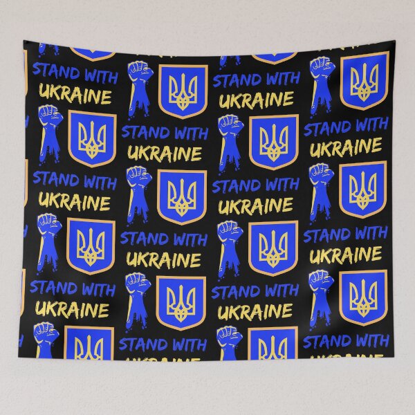 Item preview, I Stand With Ukraine Be Strong Ukraine designed and sold by WoodburyLake.