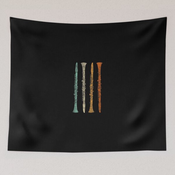 Item preview, Vintage Retro 70s Clarinet T-Shirt For Clarinet Players designed and sold by ArmbruYohann.