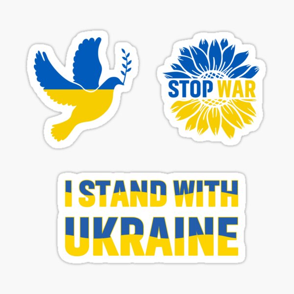 Item preview, I stand with Ukraine Peace Dove designed and sold by eireaine.
