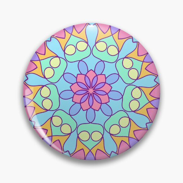 Item preview, Hippie Mandala Flower Power Tie Dyed nostalgia Design designed and sold by Alondra.