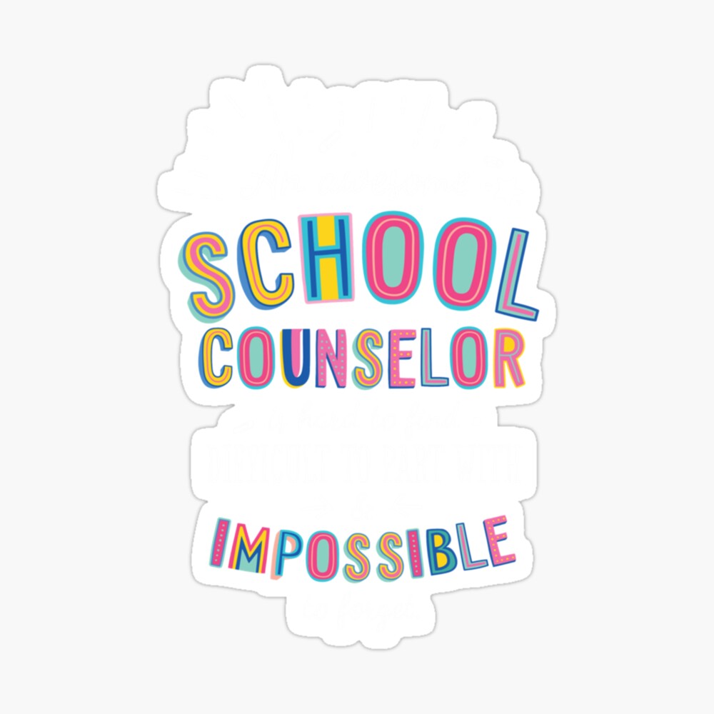 An awesome School Counselor Gift Idea - Impossible to Forget Quote   Greeting Card