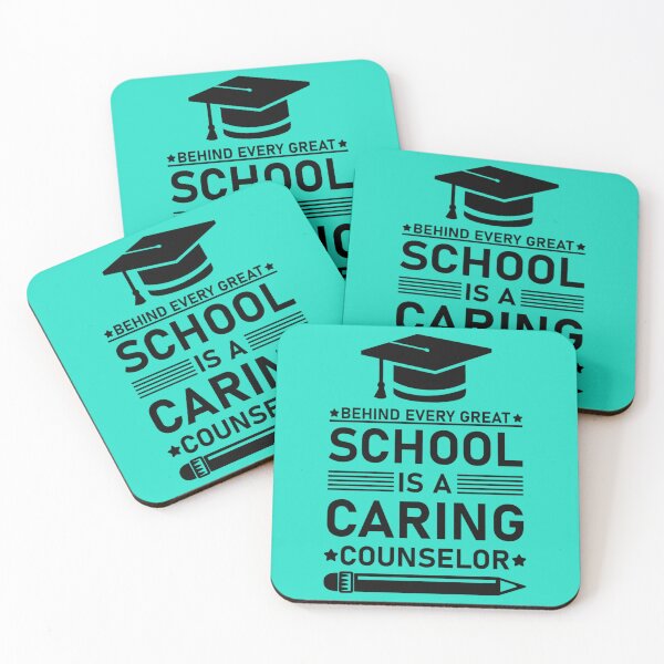 Item preview, Behind every great school is a caring counselor - school counselor lover   designed and sold by DonkeyMonkeyD.