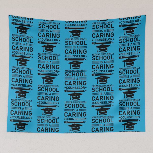 Item preview, Behind every great school is a caring counselor - school counselor lover   designed and sold by DonkeyMonkeyD.