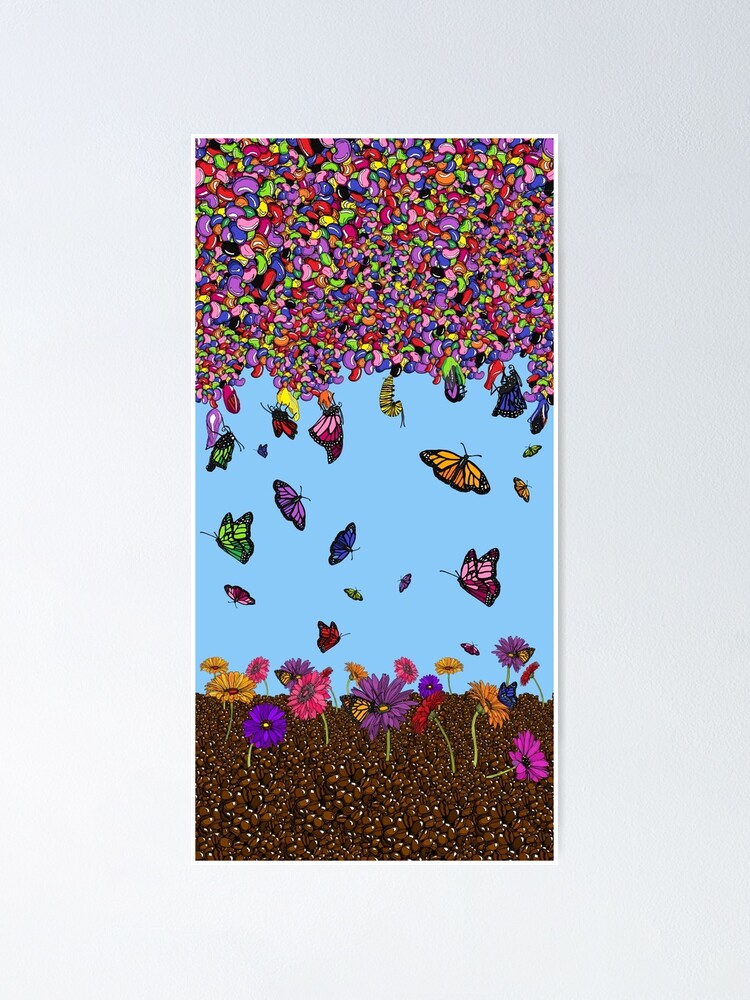 Alternate view of Jellybean Butterflies Poster