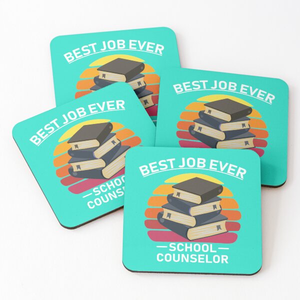 Item preview, best job ever school counselor        designed and sold by DonkeyMonkeyD.