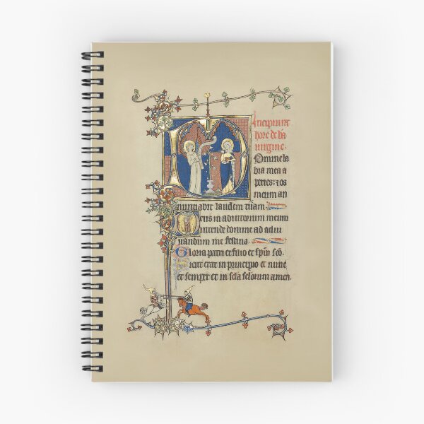 Item preview, The Annunciation: Medieval manuscript, 1300 designed and sold by ebrawne.