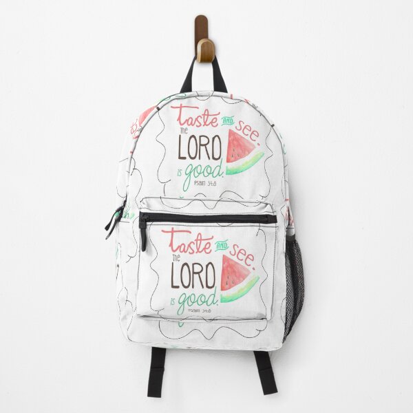 Item preview, Cute Watermelon Taste and See Psalms Bible Verse designed and sold by MochaMeli.
