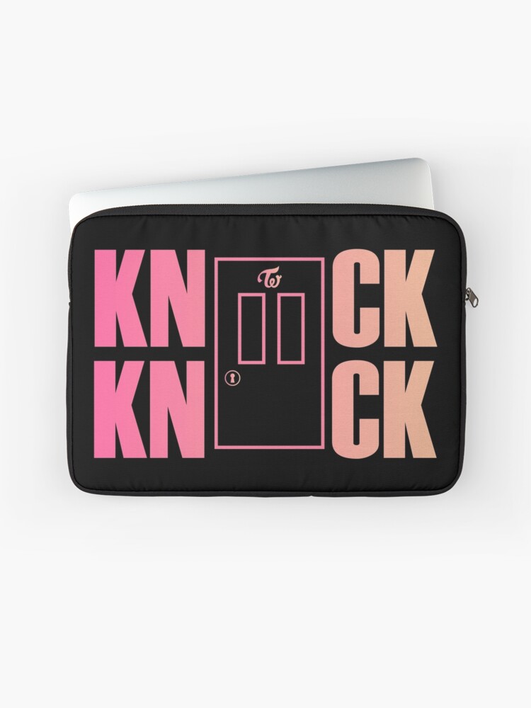 Funda Para Portatil Knock Knock Twice De Dexta Redbubble