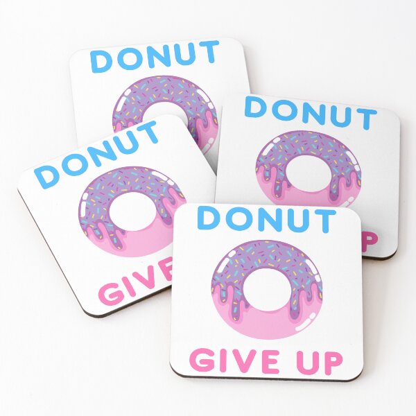 Item preview, Donut Give Up  designed and sold by PartiesPersonal.