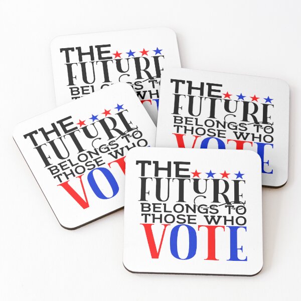 Item preview, The Future Belongs to Those Who Vote-Political gift idea designed and sold by BRtisticDesigns.