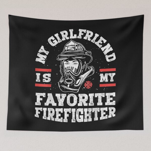 Item preview, My Girlfriend Is My Favorite Firefighter Funny Boyfriend Essential . designed and sold by gregoryfrank1.
