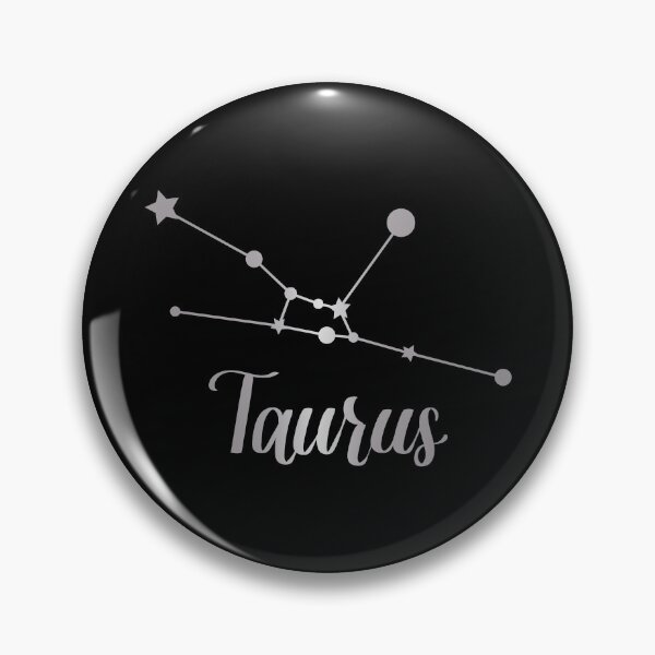 Item preview, Taurus Zodiac Constellation in Silver - Black designed and sold by Kelly Leung.