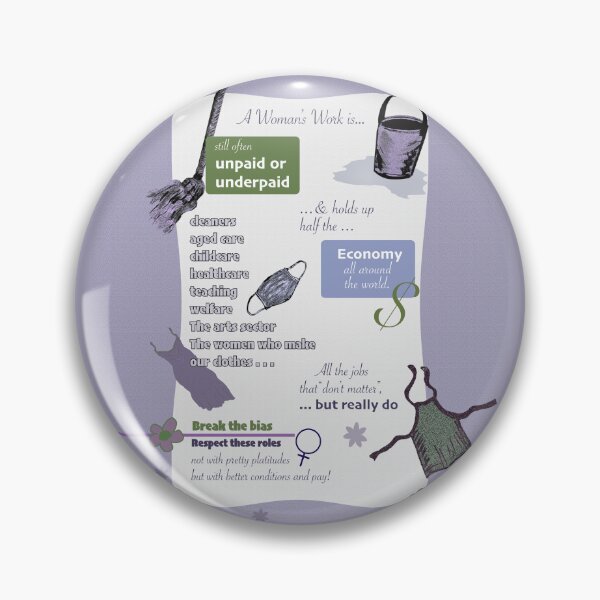 Item preview, IWD 22: Break the Bias - Women's Work. designed and sold by ncxadair.