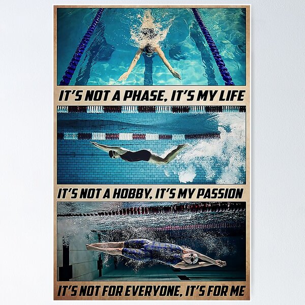 Item preview, Swimming It's Not A Phase It's My Life designed and sold by jveselov89.
