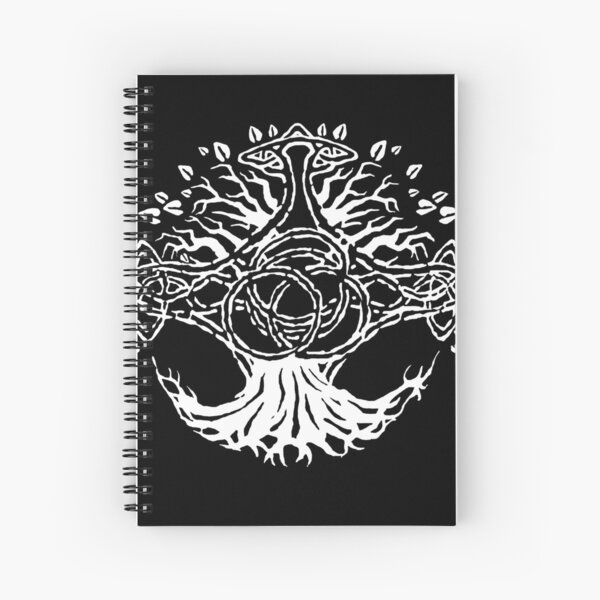 "Elden Ring Tree" Spiral Notebook by ChrissieSky Redbubble