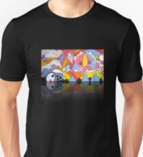 Collaboration Painting - mikoto & Shannon Crees (also a 2 minute time lapse video!) Slim Fit T-Shirt