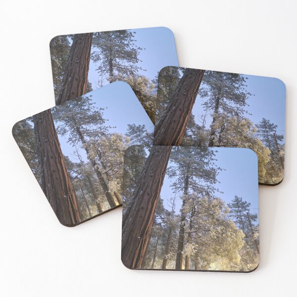 Item preview, Idyllwild Snow Trees | California Winter | Redwood Trees | Women Owned Business designed and sold by Hexxyl.