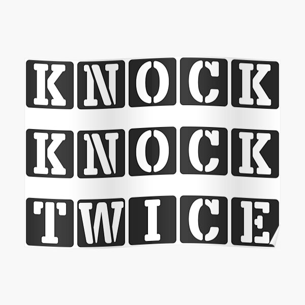 Twice Knock Knock Posters Redbubble