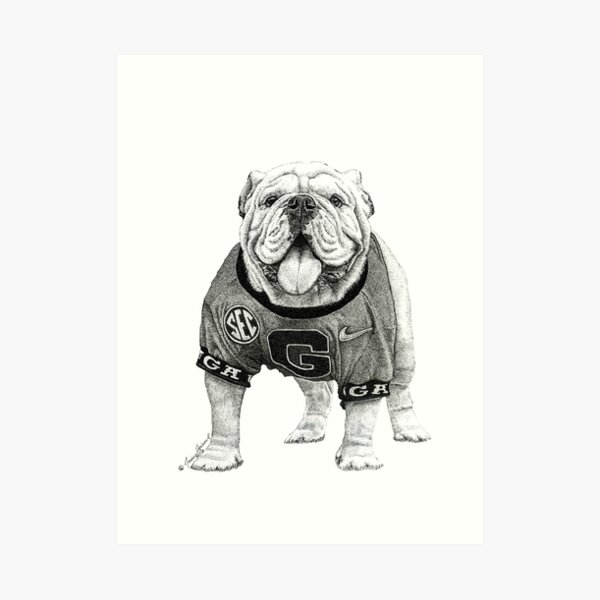 Uga X - Georgia Bulldog Art Print