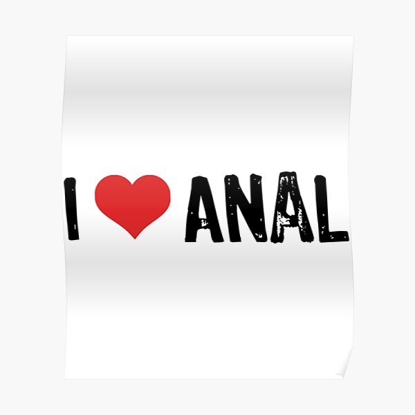 J'aime l'anal Poster