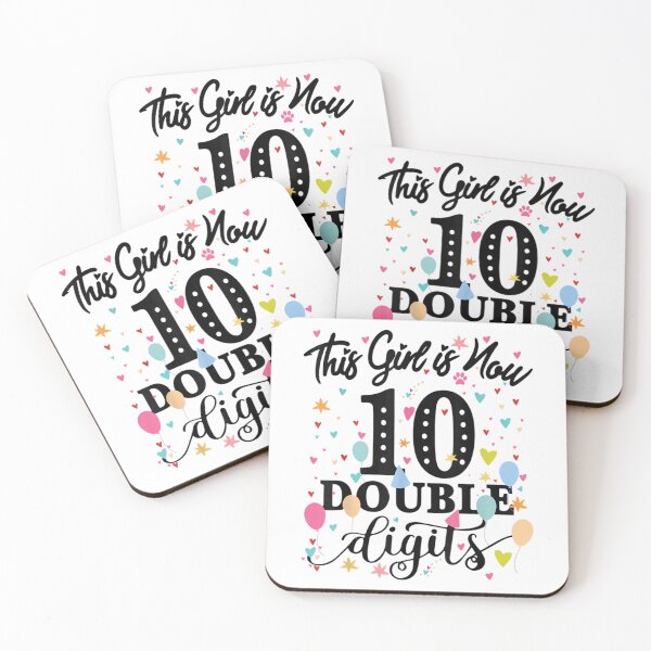 Item preview, 10th Birthday Gifts Shirt This Girl Is Now 10 Double Digits designed and sold by Chase Waelchi.