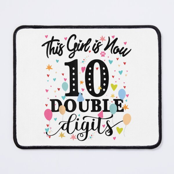 Item preview, 10th Birthday Gifts Shirt This Girl Is Now 10 Double Digits designed and sold by Chase Waelchi.