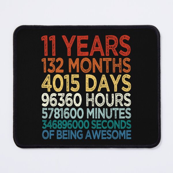 Item preview, 11 Years Old Birthday, 11th Birthday, 11 Years of Being Awesome, Youth Funny Vintage designed and sold by Chase Waelchi.