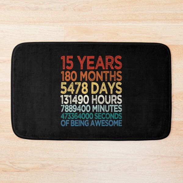 Item preview, 15 Years Old Birthday, 15th Birthday, Fifteen Years of Being Awesome, Youth Funny Vintage designed and sold by Chase Waelchi.