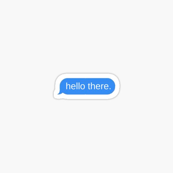 Vista previa del artículo con la obra «Hola burbuja de texto», diseñado y vendido por Sara-B.
