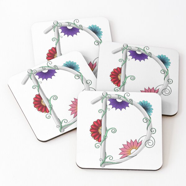 Item preview, Floral D designed and sold by lezell.