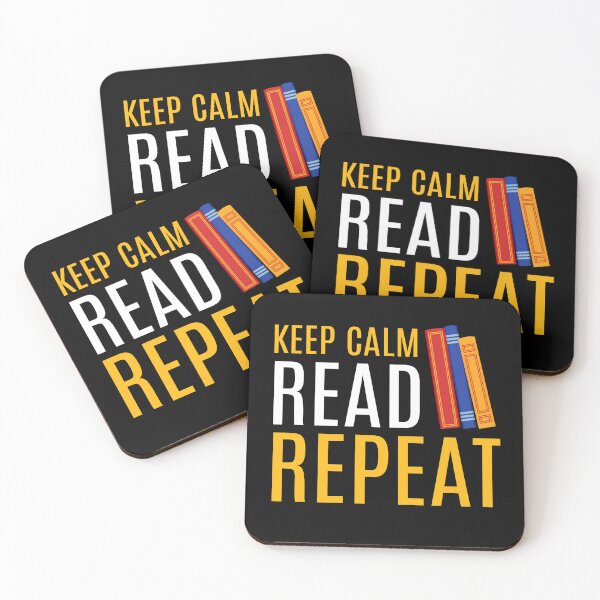 Item preview, Keep Calm Read Repeat designed and sold by TheCosmoWest.