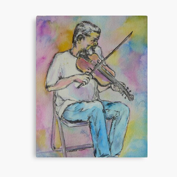 Fiddler Canvas Print
