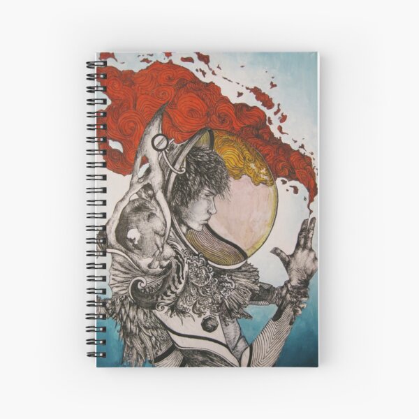 The Industrial Astronaut of Mars Spiral Notebook