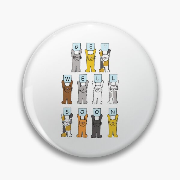 Item preview, Get Well Soon Cartoon Cats designed and sold by KateTaylor.