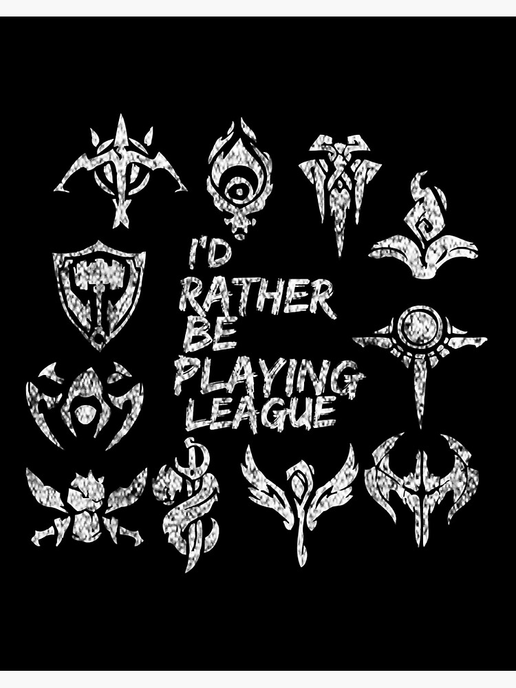 I'd Rather Be Playing League T-Shirt Legends Moba Tee I'd Rather Be Playing League T-Shirt Legends Moba Tee