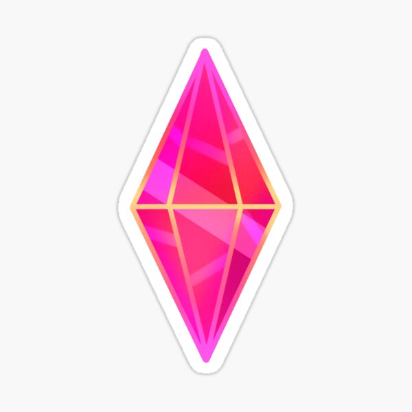 Pink Plumbob Sims 4 Sticker By Feannaart Redbubble