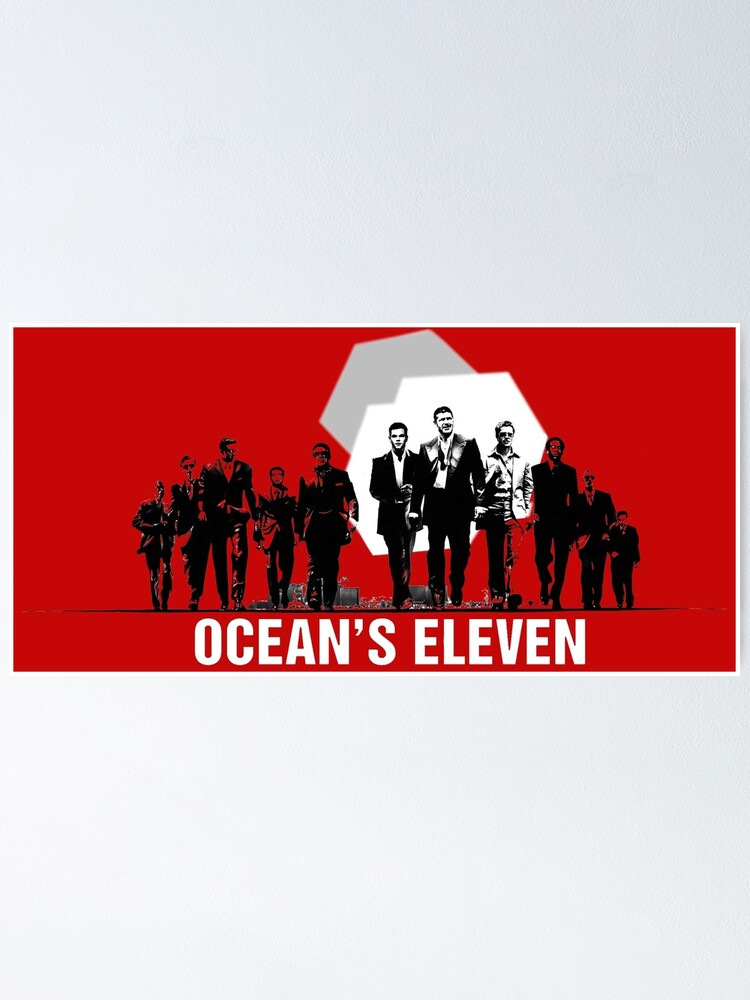 Ocean S Eleven 2001 Poster By Filmguy78 Redbubble