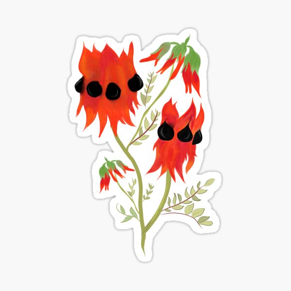 Item preview, Sturt's desert pea  designed and sold by ana413.