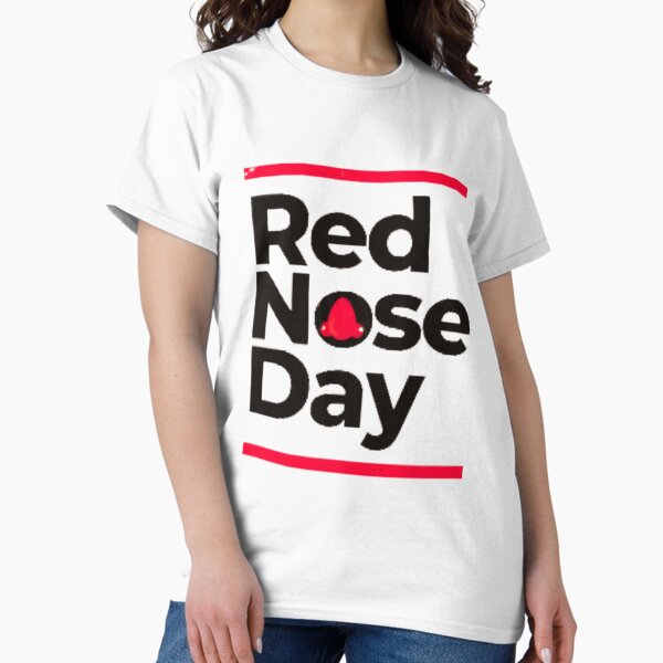 Personalised Red Nose Day T-Shirt, Funny Charity Event Shirt, Red Nose - Foto 2