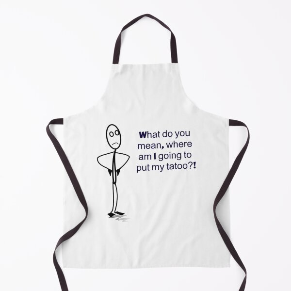 Item preview, Stick Figure Funny Saying Tatoo designed and sold by KhanhHoass.