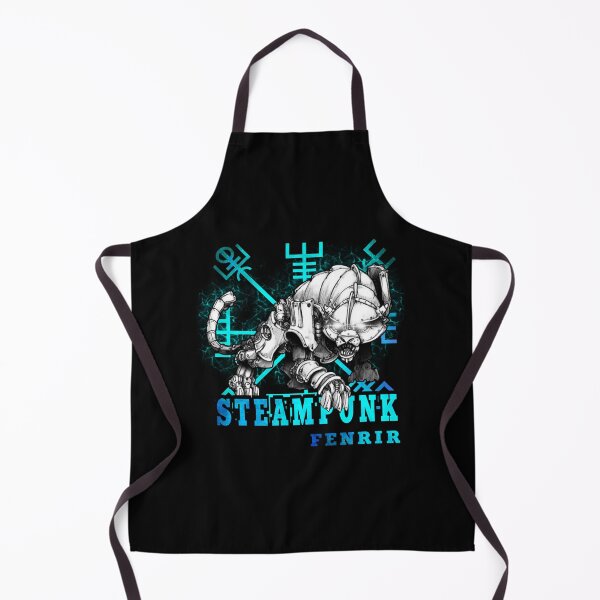 Item preview, Fenrir steampunk viking symbol designed and sold by Vinnie Auer.